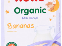 holle bio organic terci cu lapte, grâu si banane (6 luni+) 250 gr.