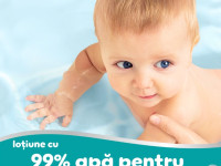 pampers Șervețelele umede 99% water (4х60) 240 buc.
