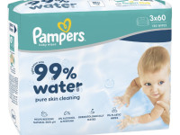 pampers Șervețelele umede 99% water (4х60) 240 buc.