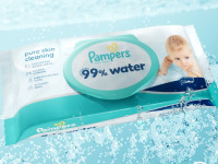 pampers Șervețelele umede 99% water (4х60) 240 buc.