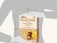 nutrilak Каша молочная рисовая с бананом (6 м +) 200 гр