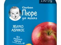  gerber Пюре "Яблоко-абрикос" (6 м+) 150 гр.