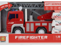 op 200591598 Игрушка инерционная "Пожарная машина с водяной помпой" (свет, звук) wy552b