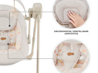 kinderkraft leagan electronic swingee (până la 9 kg.) bej