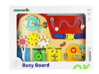 tooky toy th642 busyboard din lemn "fermă"