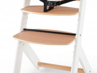 kinderkraft Стульчик для кормления enock белый/дерево