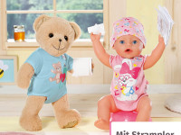 zapf creation 835616 jucărie moale "bear baby born" albastru
