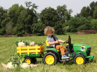 peg perego tractor cu remorca electric jd ground force