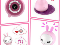 alilo baby r1 jucărie interactivă smarty "bunny" roz