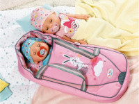 zapf creation 832448 geanta de transport pentru păpușă "baby born"