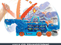 hot wheels hng50 mega transportor "t-rex" cu 2 mașini