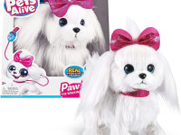 zuru pets alive 9531 Интерактивная игрушка "Белый щенок с поводком paw paw puppy"
