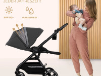 kinderkraft Прогулочная коляска yoxi серый