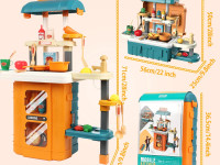 op 200844389 Игровой набор 3-в-1 "Кухня" в чемодане (49 предметов) 