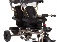 chipolino triciclu pentru gemeni "hip hop" trkhh0231eb ebony