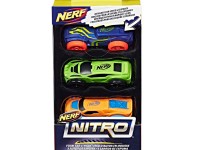 nerf c0774 Набор из 3 машинок "nitro" в асс.