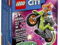 lego city 60356 constructor "bicicleta ursulețului pentru trucuri" (10 el.)