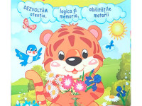 Занятия для малышей "Тигр" +27 наклеек (ro)