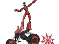 bend and flex f0236 set joc "spiderman pe motocicletă"