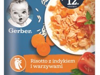 gerber piure junior risotto cu curcan și legume (12 luni+) 250 gr.