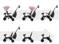kinderkraft Трицикл складной jazz 2 розовый