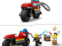 lego city 60410 constructor "motocicleta de pompieri" (57 el.)