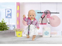 zapf creation 830222k set haine pentru păpuși "baby born city outfit style" (43 cm.)