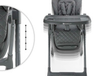 kinderkraft scaun pentru copii 3-in-1 tulo gri