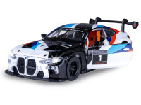 msz 68282a/2 mașinuță metalică bmw m4 gt3 (1:24) cu sunete și lumini