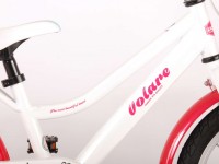 volare 91663 bicicleta 16 "brilliant white" alb