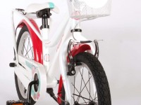 volare 91663 bicicleta 16 "brilliant white" alb