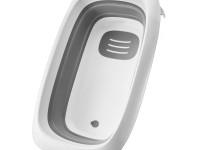 kinderkraft Пеленальный столик с ванной bubbly серый