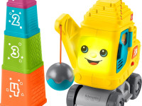 fisher price hrp32 jucărie interactivă " macara numărătoare și stivuitoare"