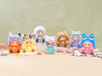 pop top wakuku 17wk-0601 jucarie de plus breloc surpriza "petrecerea vesela"