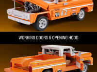 hot wheels jft20 Конструктор "brick shop elite custom '62 chevy pickup" (858 дет.)