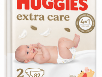 huggies extra care scutece 2 (3-6 kg.) 82 buc.