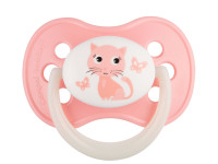 canpol 22/596 suzeta rotundă din silicon "animals" (0-6 luni) 1 buc.