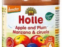 holle bio organic piure de mere si prune (6 luni +) 190 gr.
