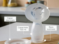 tommee tippee tt0423 Механический молокоотсос из силикона "mode for me"