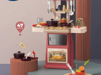 op 201198696 Игровой набор "Кухня" свет, звук, пар (47 предметов)