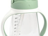 beaba 5550 cana anti-varsare cu pai 300 ml. (8 m.+) verde