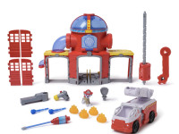 paw patrol 6073760 set de joacă „stația de pompieri a lui marshall. patrula cățelușilor”