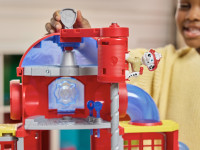 paw patrol 6073760 set de joacă „stația de pompieri a lui marshall. patrula cățelușilor”