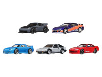 hot wheels jfl99 set de mașini de bază "fast and furious" tokyo drift (5 buc.)