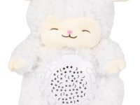 chipolino pil02506lamb jucărie de pluș cu proiector și muzică "miel"