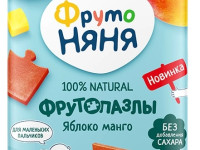ФрутоНяня  «ФрутоПазлы» из яблок и манго 20 гр. (12 м+)