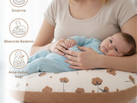 sevi 77-5 pernă pentru alăptare"teddy ecru"