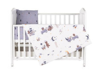 chipolino lengerie de pat "astronaut" spcet502501 (5 buc.)