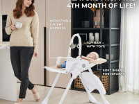 kinderkraft scaun pentru copii 2in1 tummie verde