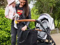 babyono 51973 geantă pentru mama "carmen" neagră